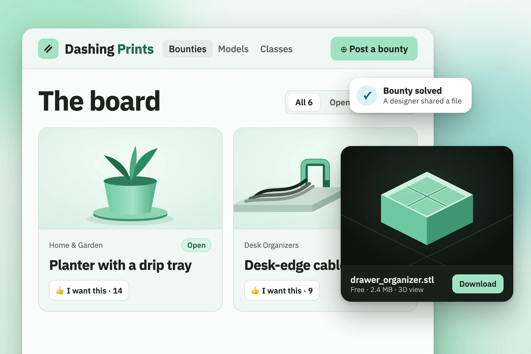 Dashing Prints product preview